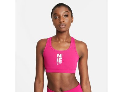 NIKE Damen Sport-BH Swoosh Icon Clash Pink