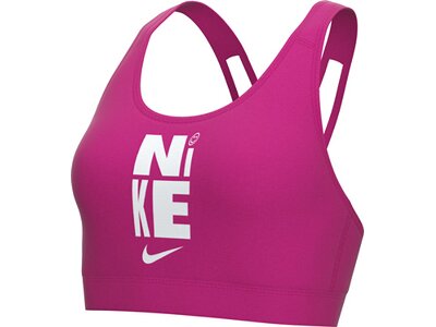 NIKE Damen Sport-BH Swoosh Icon Clash Pink