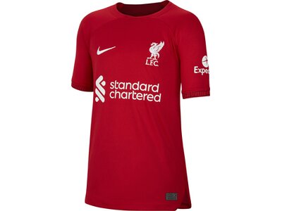 NIKE Kinder Fantrikot Liverpool FC 2022/23 Stadium Home Rot