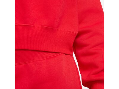 NIKE Damen Sweatshirt W NSW PHNX FLC QZ CROP Rot