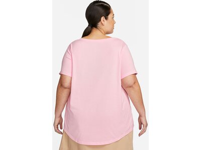 NIKE Damen Logo T-Shirt (Plus Size) pink