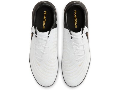 NIKE Herren Fussball-Hallenschuhe Phantom GX 2 Academy IC Low-Top Soccer Shoes Weiß