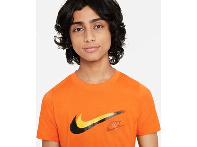 NIKE Kinder Shirt Sportswear Graphic Orange