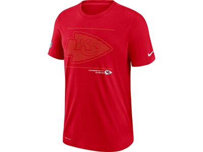 NIKE Herren Fanshirt Kansas City Chiefs Nike DFCT Team Issue T-Shirt Rot
