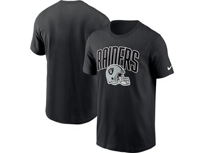 NIKE Herren Fanshirt Las Vegas Raiders Nike Essential Team T-Shirt Schwarz