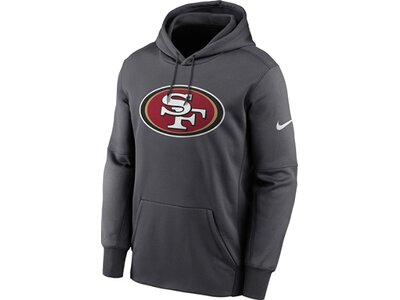 NIKE Herren Kapuzensweat San Francisco 49ers Nike Logo Therma-Hoodie Grau