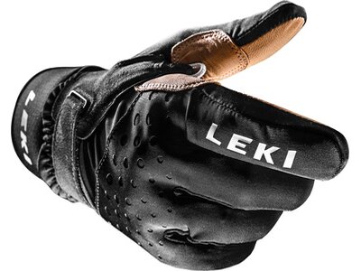 LEKI Herren Handschuhe HS Nordic Race Shark Premium Schwarz