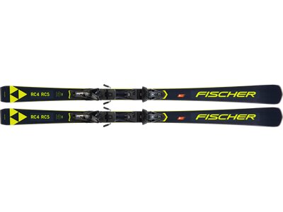FISCHER Herren Racing Ski RC4 RCS BLACK AR + PROTECTOR 11 PR Schwarz