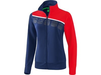 ERIMA Fußball - Teamsport Textil - Jacken 5-C Präsentationsjacke Damen Blau