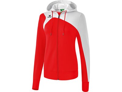ERIMA Damen Club 1900 2.0 Trainingsjacke mit Kapuze Rot