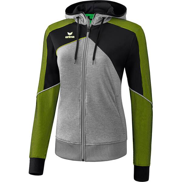 ERIMA Fußball Teamsport Textil Jacken Premium One 2.0 Kapuzenjacke Damen Hell › Grau  - Onlineshop Intersport