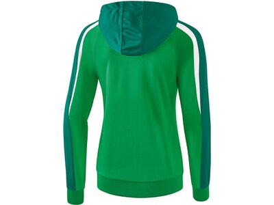 ERIMA Damen Liga 2.0 Trainingsjacke mit Kapuze Grün
