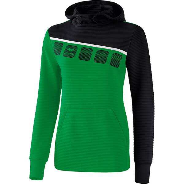 ERIMA Fußball Teamsport Textil Sweatshirts 5 C Kapuzensweat Damen › Grün  - Onlineshop Intersport