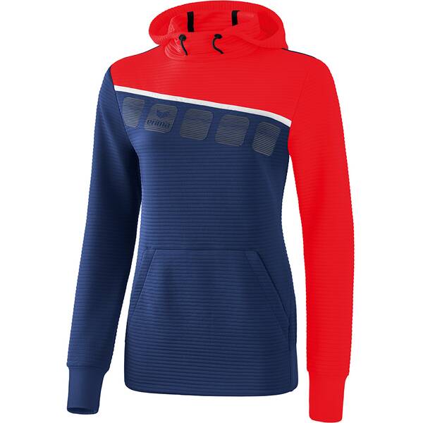 ERIMA Fußball Teamsport Textil Sweatshirts 5 C Kapuzensweat Damen › Blau  - Onlineshop Intersport
