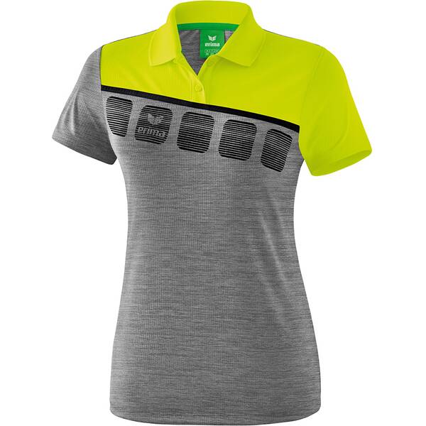 ERIMA Fußball Teamsport Textil Poloshirts 5 C Poloshirt Damen › Grau  - Onlineshop Intersport