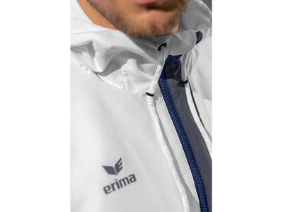 ERIMA Herren Squad Tracktop Jacke mit Kapuze Weiß
