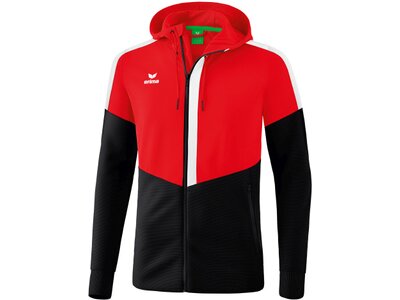 ERIMA Fußball - Teamsport Textil - Jacken Squad Kapuzen-Trainingsjacke Kids Rot