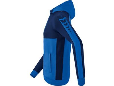 ERIMA Herren Six Wings Trainingsjacke mit Kapuze Blau