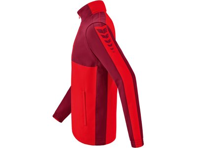 ERIMA Six Wings Jacke mit abnehmbaren Ärmeln Rot