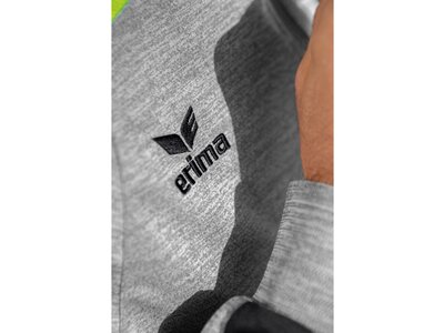 ERIMA Kinder Liga 2.0 Trainingsjacke mit Kapuze Grau