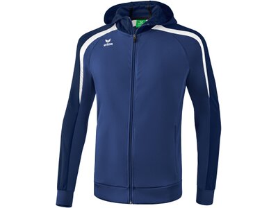 ERIMA Herren Liga 2.0 Trainingsjacke mit Kapuze Blau