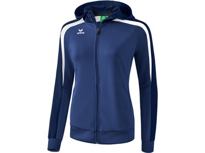 ERIMA Damen Liga 2.0 Trainingsjacke mit Kapuze Blau