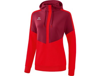 ERIMA Fußball - Teamsport Textil - Sweatshirts Squad Hoody Damen Rot