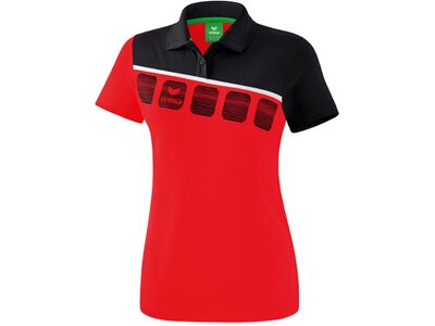 ERIMA Fußball - Teamsport Textil - Poloshirts 5-C Poloshirt Damen Rot