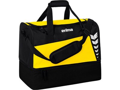 ERIMA Tasche SIX WINGS sportsbag with bottom cas Gelb