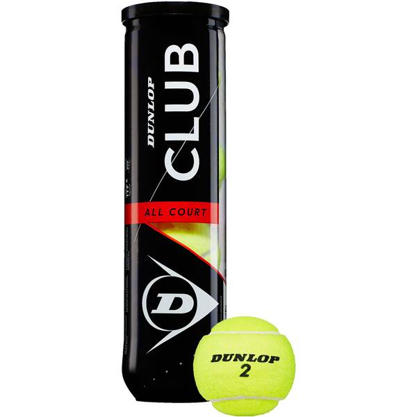 DUNLOP Tennisball "CLUB ALL COURT" 4er