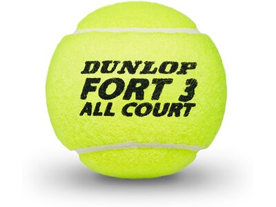 DUNLOP Tennisball "FORT ALL COURT TS" 4er Grün
