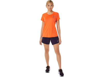 ASICS Damen T-Shirt FUJITRAIL™ LOGO SS TOP Orange