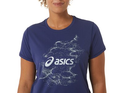 ASICS Damen T-Shirt NAGINO™ GRAPHIC RUN SS TOP Grau