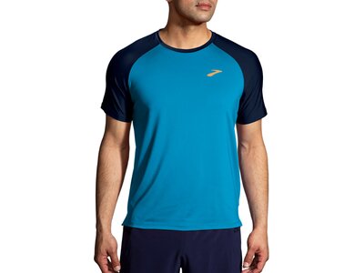 BROOKS Herren T-Shirt Atmosphere Short Sleeve 2.0 Blau