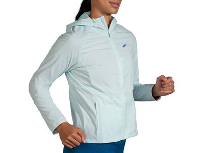 BROOKS Damen Laufjacket Canopy Jacket Blau