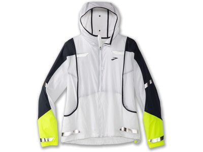 BROOKS Damen Funktionsjacke Run Visible Convertible Jacket Weiß