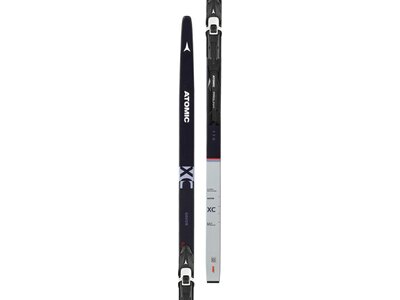 ATOMIC Langlauf Ski SAVOR XC SKINTEC med + SP Black/Grey/Red Silber