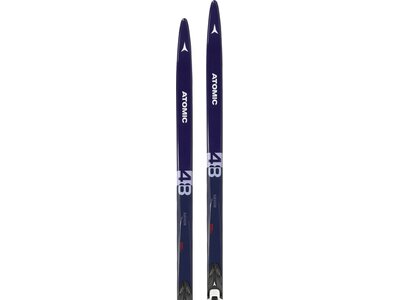 ATOMIC Langlauf Ski SAVOR 48 SKINTEC hard + SP Blue/Grey/Red Blau