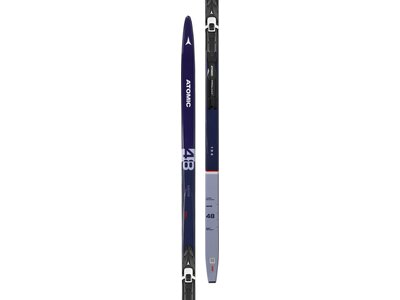 ATOMIC Langlauf Ski SAVOR 48 SKINTEC hard + SP Blue/Grey/Red Blau