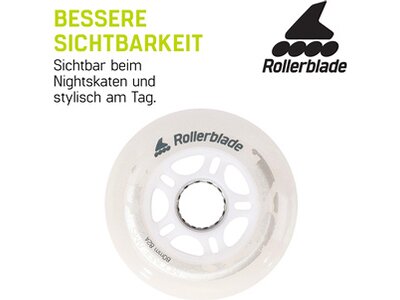 ROLLERBLADE MOONBEAMS LED WH.80/82A (4PCS) Weiß