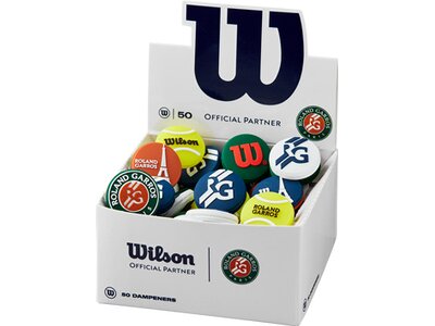 WILSON Tennisschläger RG DAMPENERS BOX 2022 Blue/Orange/Green. Braun