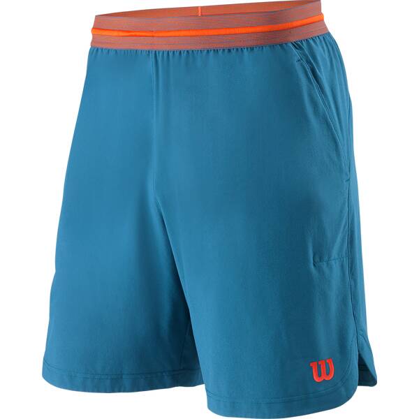 WILSON Herren Shorts POWER 8 SHORT II Blue Coral