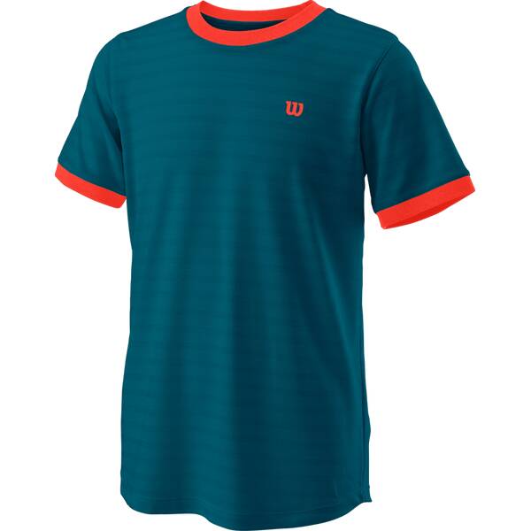 WILSON Kinder Shirt COMPETITION CREW II B Blue Coral