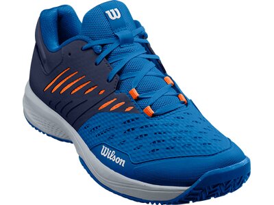 WILSON Herren Tennisoutdoorschuhe KAOS COMP 3.0 CLASSI/Peacoat/Orange Tig Blau