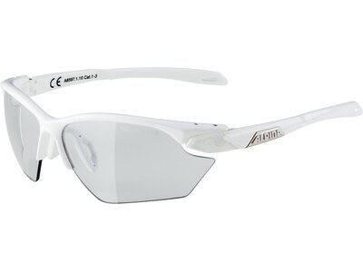 ALPINA Sportbrille/Sonnenbrille "Twist Five HR S VL+" Weiß