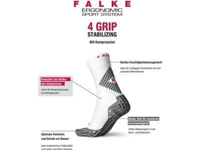 FALKE 4GRIP Stabilizing Unisex Socken Grün