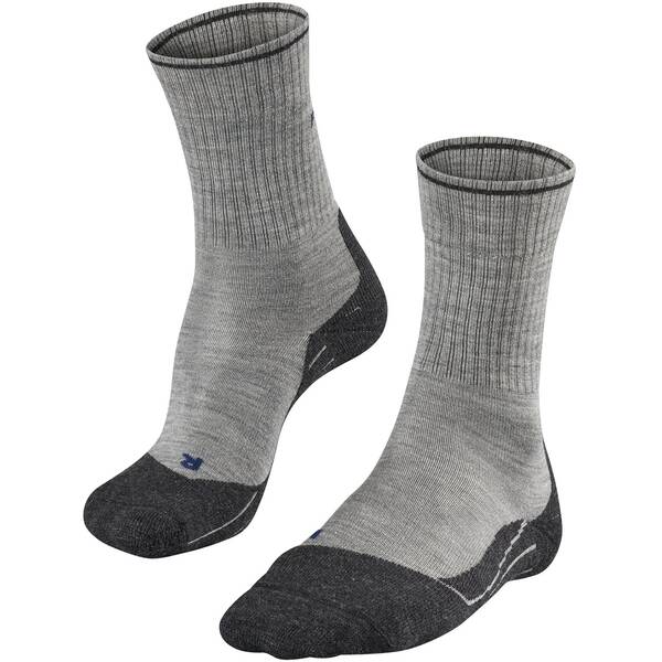 FALKE TK2 Wool Silk Damen Socken › Grau  - Onlineshop Intersport