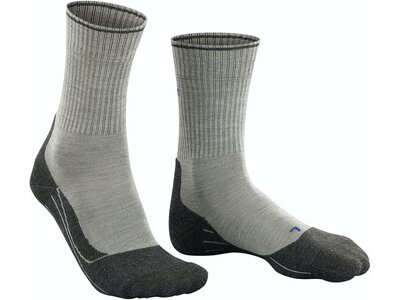 FALKE TK2 Wool Silk Damen Socken Grau