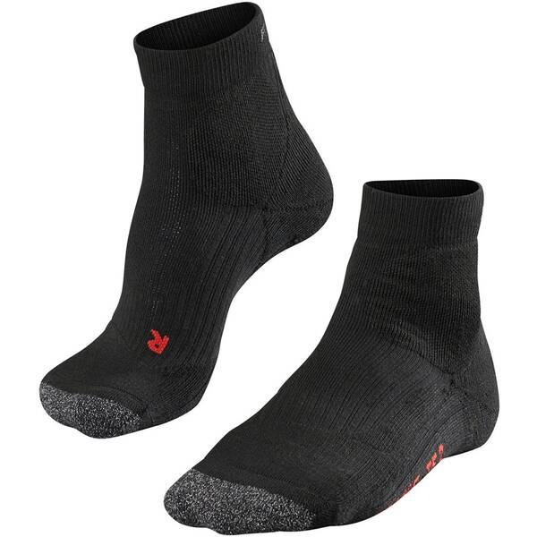 FALKE TE2 Short Damen Socken › Schwarz  - Onlineshop Intersport