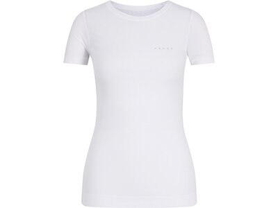 FALKE Damen Unterhemd C Shortsleeved Shirt Regular w Weiß